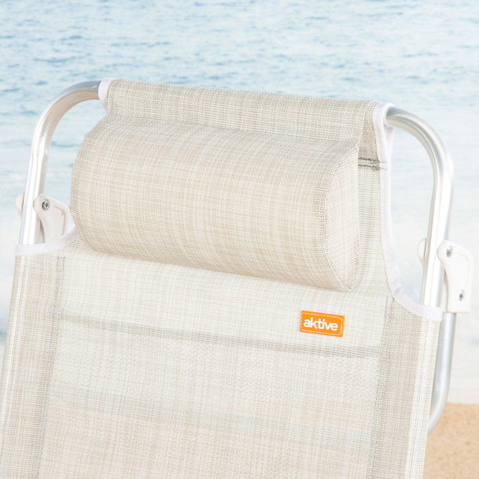 AKTIVE Silla de Playa Plegable 650x120x740 mm