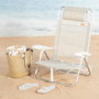 AKTIVE Silla de Playa Plegable 650x120x740 mm