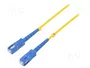 QOLTEC Cable de conexión de fibra óptica SC/UPC a SC/UPC, 0,5m