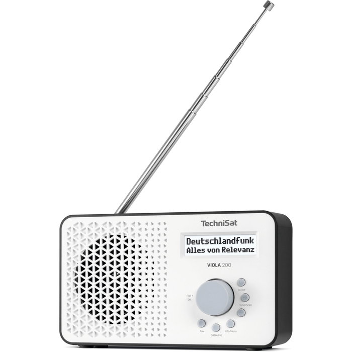 Technisat VIOLA 200 Blanco / Negro