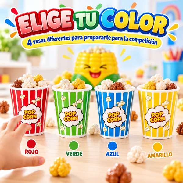 Jugatoys - enfamilia Juego Palomitas Revoltosas ¡Pop! ¡Pop!