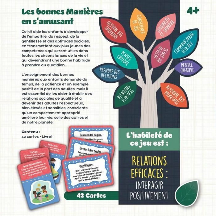 Lisciani Giochi Juego de cartas de buenos modales Lisciani Giochi Juego de cartas de buenos modales