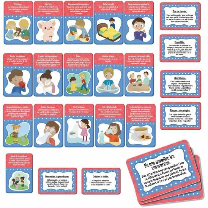 Lisciani Giochi Juego de cartas de buenos modales Lisciani Giochi Juego de cartas de buenos modales