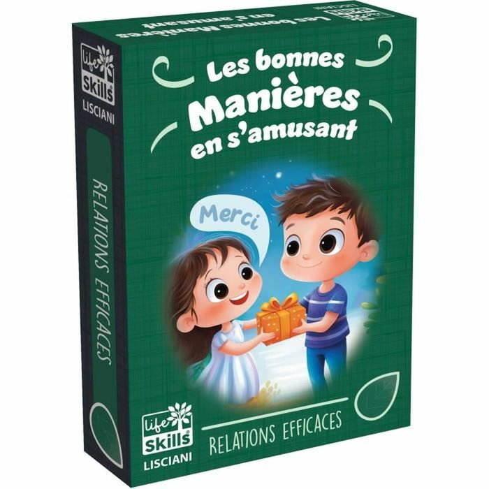 Lisciani Giochi Juego de cartas de buenos modales Lisciani Giochi Juego de cartas de buenos modales