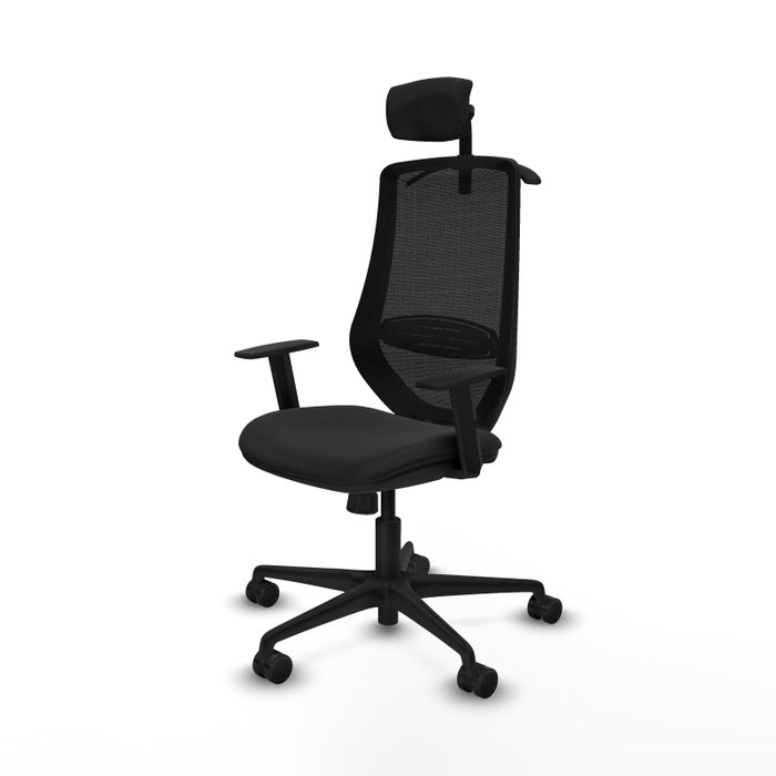 PIQUERAS Y CRESPO Silla de oficina Mardos con Mecanismo Sincro en Similpiel Negro PIQUERAS Y CRESPO Silla de oficina Mardos con Mecanismo Sincro en Similpiel Negro