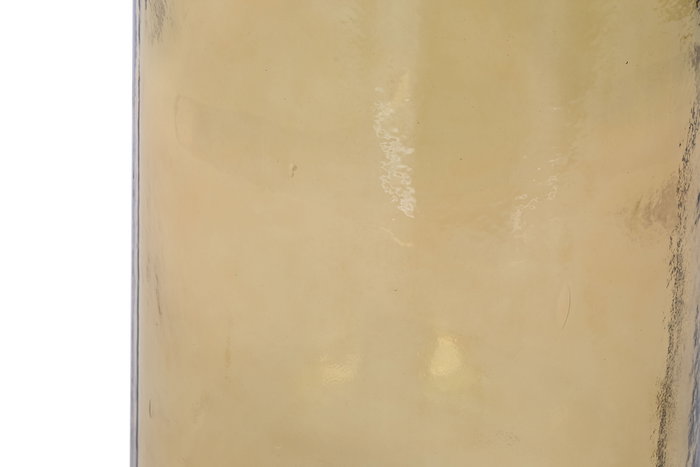DKD Home Decor Db411 Jarrón Alpino Amarillo Natural 25 x 25 x 75 cm