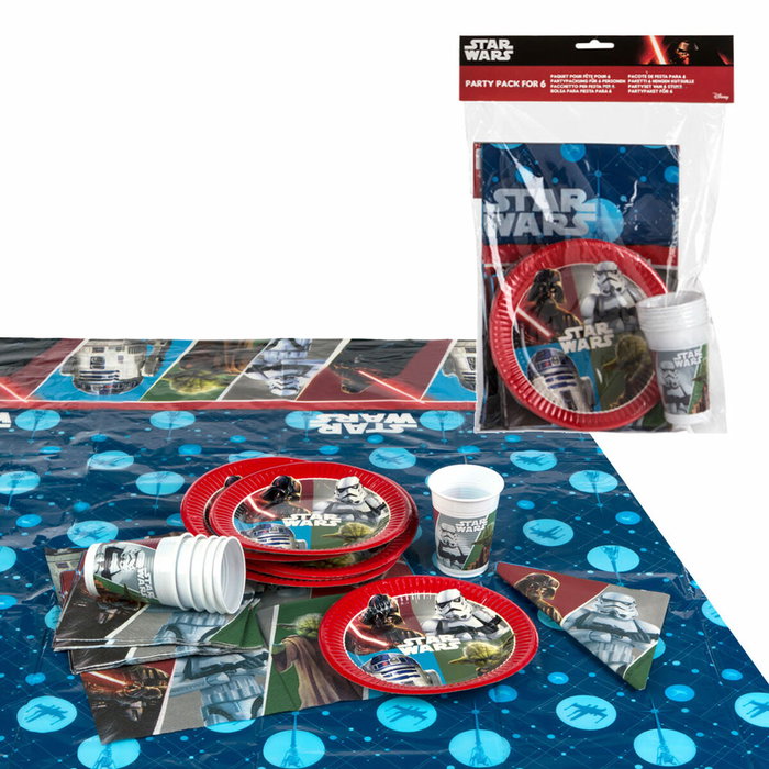 Set Artículos de Fiesta Star Wars (6 Unidades) Set Artículos de Fiesta Star Wars (6 Unidades)
