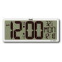 SAMI Reloj Sami LCD Blanco XXXL sobremesa/pared