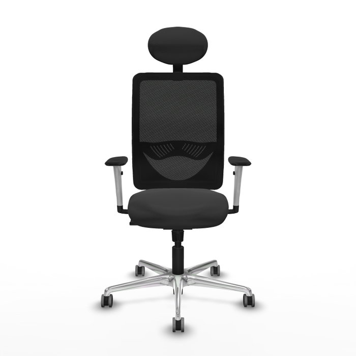 PIQUERAS Y CRESPO Silla de oficina Zulema con mecanismo Sincro, Gris oscuro y Negro PIQUERAS Y CRESPO Silla de oficina Zulema con mecanismo Sincro, Gris oscuro y Negro