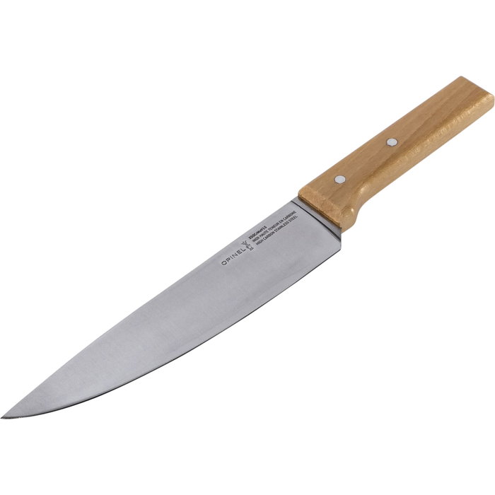 Opinel Parallele No. 118 Cuchillo de Chef con Hoja de Acero Inoxidable de 20 cm شكله de Madera de Haya Opinel Parallele No. 118 Cuchillo de Chef con Hoja de Acero Inoxidable de 20 cm شكله de Madera de Haya