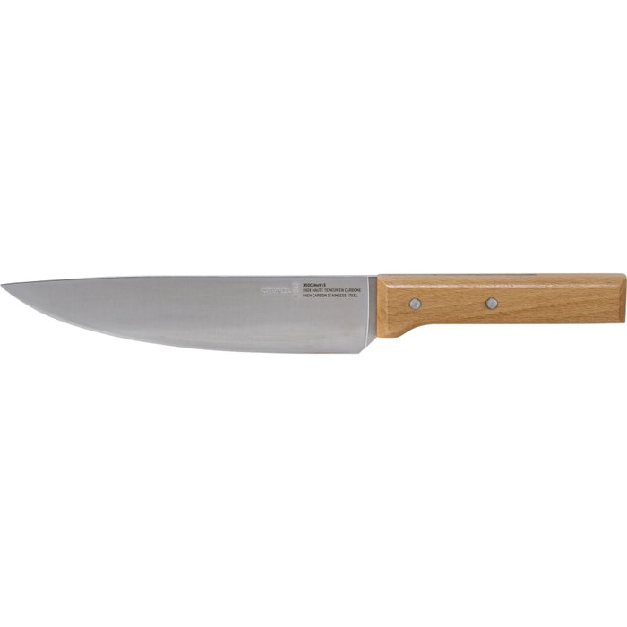 Opinel Parallele No. 118 Cuchillo de Chef con Hoja de Acero Inoxidable de 20 cm شكله de Madera de Haya Opinel Parallele No. 118 Cuchillo de Chef con Hoja de Acero Inoxidable de 20 cm شكله de Madera de Haya