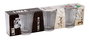 La Mediterranea Set de 3 Tazas de Café 8 cl Lima Lineal
