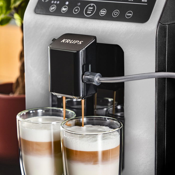 Krups EA 897 A10 Evidence Máquina Espresso Automática con Molinillo Integrado y Depósito de 2.3 L
