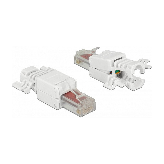 DeLOCK 86416 Conector RJ45 Cat.6 UTP Blanco (2 piezas) DeLOCK 86416 Conector RJ45 Cat.6 UTP Blanco (2 piezas)
