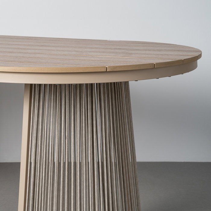 Mesa Comedor Polywood-Pe Ratán Exterior 180 X 90 X 76,50 cm