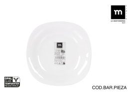 La Mediterranea Plato de Postre Opal Palaos 21.5cm Medida M de 48 unidades de color MD
