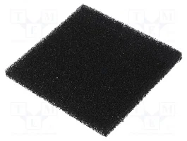 QUICK Filtro de carbón ESD para extractor de humos 130x130x10mm negro