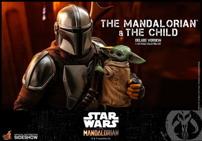 Hot Toys Star Wars The Mandalorian Pack de 2 Figuras 1/6 The Mandalorian & The Child Deluxe 30 cm