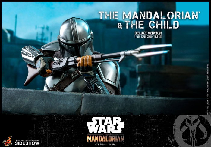 Hot Toys Star Wars The Mandalorian Pack de 2 Figuras 1/6 The Mandalorian & The Child Deluxe 30 cm