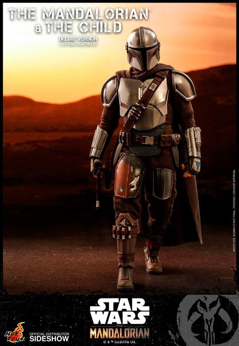 Hot Toys Star Wars The Mandalorian Pack de 2 Figuras 1/6 The Mandalorian & The Child Deluxe 30 cm