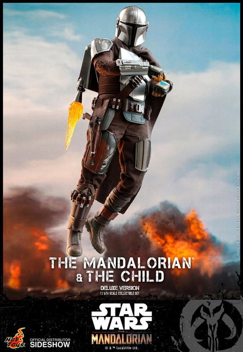 Hot Toys Star Wars The Mandalorian Pack de 2 Figuras 1/6 The Mandalorian & The Child Deluxe 30 cm