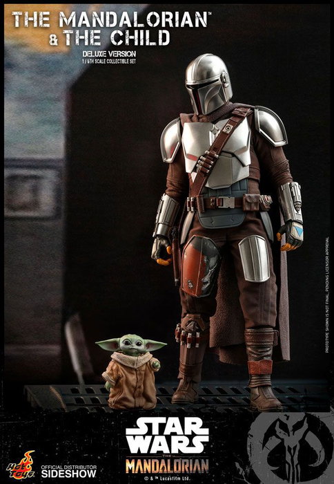 Hot Toys Star Wars The Mandalorian Pack de 2 Figuras 1/6 The Mandalorian & The Child Deluxe 30 cm