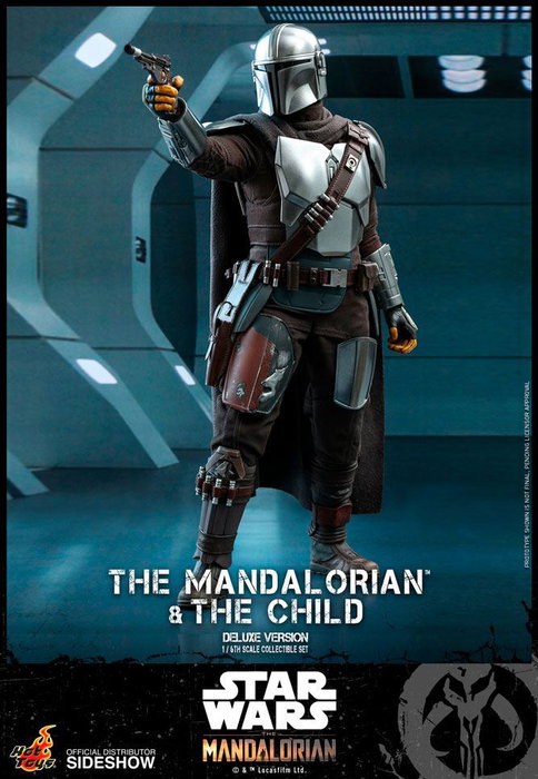 Hot Toys Star Wars The Mandalorian Pack de 2 Figuras 1/6 The Mandalorian & The Child Deluxe 30 cm