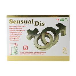 Dis Sensualdis 15 cápsulas Complemento Alimenticio Testosterona Arginina
