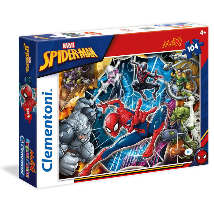 CLEMENTONI Puzzle Maxi Spiderman Marvel 104pzs CLEMENTONI Puzzle Maxi Spiderman Marvel 104pzs