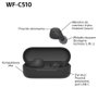 Sony WF-C510 Auriculares TWS Negro