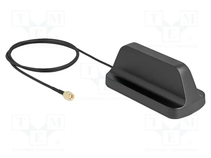 DeLOCK Antena WiFi 7 Omnidireccional RP-SMA con Cable ULA100 de 1 m, Exterior, Negro DeLOCK Antena WiFi 7 Omnidireccional RP-SMA con Cable ULA100 de 1 m, Exterior, Negro