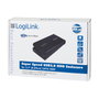 LogiLink Caja SATA a USB 3.0 de 8cm, negro
