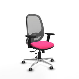 PIQUERAS Y CRESPO Silla de oficina Cilanco Rosa y Gris