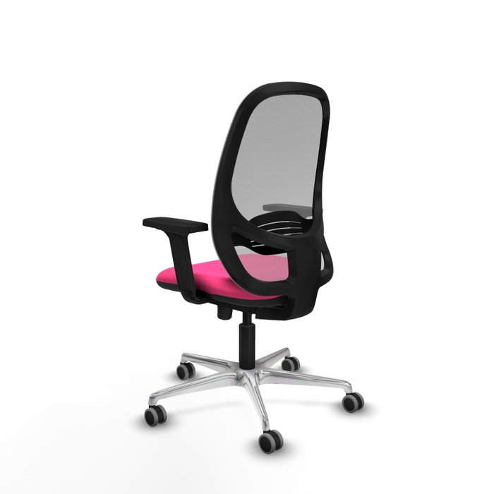 PIQUERAS Y CRESPO Silla de oficina Cilanco Rosa y Gris PIQUERAS Y CRESPO Silla de oficina Cilanco Rosa y Gris