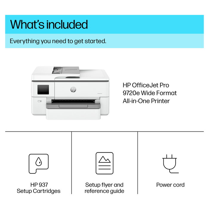 HP OfficeJet Pro 9720e Multifunción A3 Color Gris HP OfficeJet Pro 9720e Multifunción A3 Color Gris