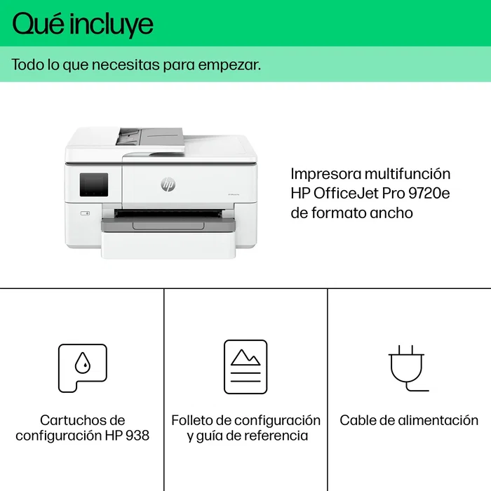 HP OfficeJet Pro 9720e Multifunción A3 Color Gris HP OfficeJet Pro 9720e Multifunción A3 Color Gris