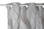 DKD Home Decor Cortina Tradicional Gris Poliester 270 x 140 cm (2 Unidades)