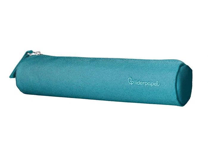 Liderpapel Estuche portatodo slim cilíndrico azul turquesa Liderpapel Estuche portatodo slim cilíndrico azul turquesa