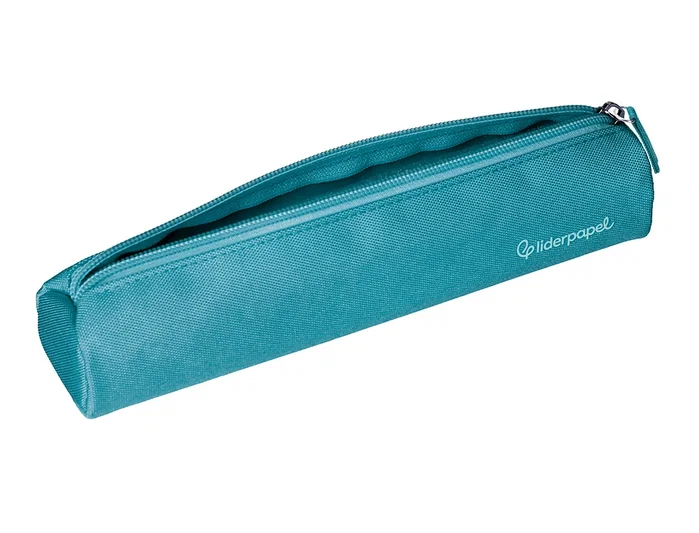 Liderpapel Estuche portatodo slim cilíndrico azul turquesa Liderpapel Estuche portatodo slim cilíndrico azul turquesa