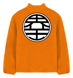 PCMerch Chaqueta Sherpa Dragon Ball Z Goku Kanji Talla L