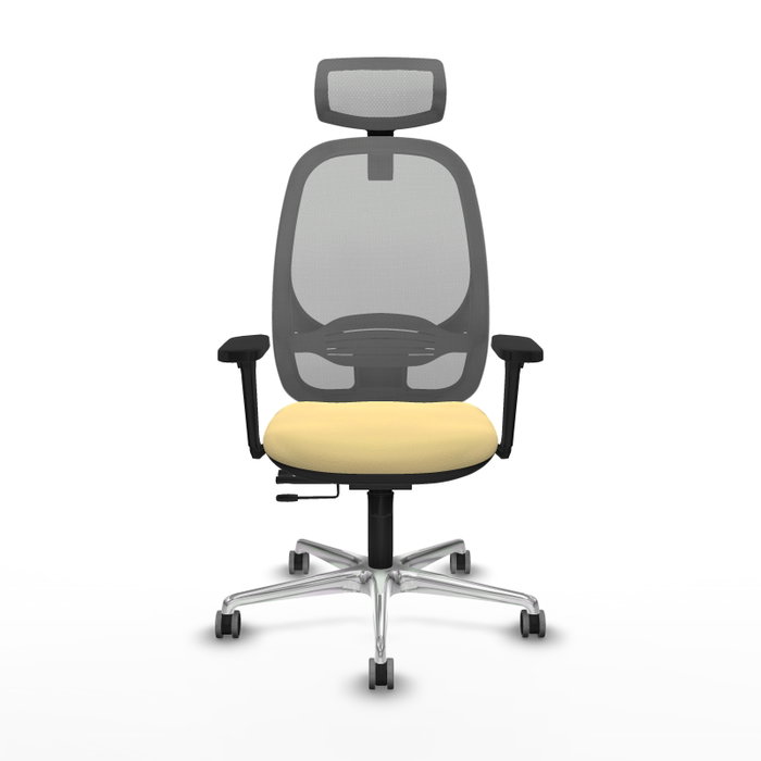 PIQUERAS Y CRESPO Silla de oficina Cilanco Crema y Gris PIQUERAS Y CRESPO Silla de oficina Cilanco Crema y Gris