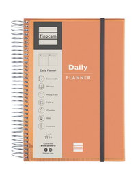 Agenda Finocam Mytime Personalizable No Fechada Espiral Tapa Pp Con Goma E10 155X212 D/P