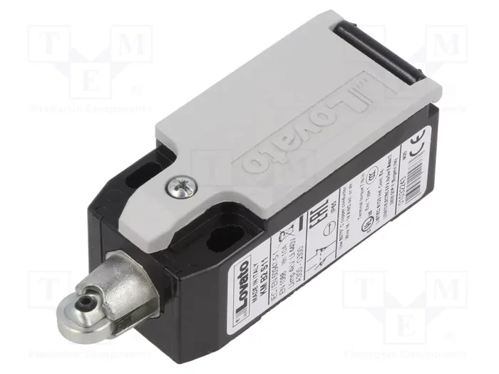 LOVATO ELECTRIC Interruptor de fin de carrera con roldana metálica Ø11mm NO + NC LOVATO ELECTRIC Interruptor de fin de carrera con roldana metálica Ø11mm NO + NC