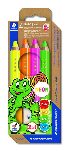 Lapices De Colores Staedtler 140 Neon Caja De 4 Lapices De Colores Staedtler 140 Neon Caja De 4