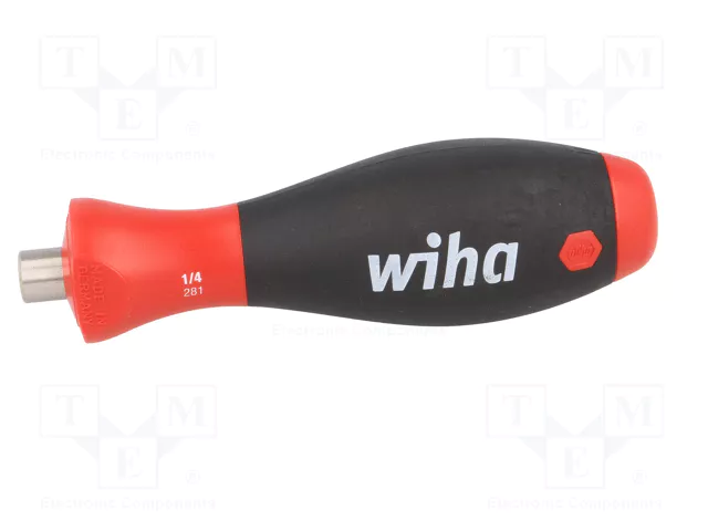 WIHA Destornillador SoftFinish® 1/4 pulgada para puntas hexagonales WIHA Destornillador SoftFinish® 1/4 pulgada para puntas hexagonales