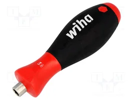 WIHA Destornillador SoftFinish® 1/4 pulgada para puntas hexagonales