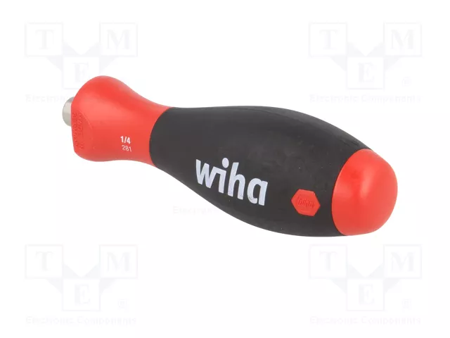 WIHA Destornillador SoftFinish® 1/4 pulgada para puntas hexagonales WIHA Destornillador SoftFinish® 1/4 pulgada para puntas hexagonales