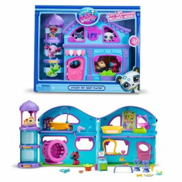 Bandai Littlest Pet Shop The Big House con 3 mascotas e inclusión exclusiva