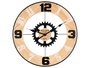 Giftdecor Reloj de Pared Engranaje Metal 60 cm (Set de 4)