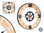 Giftdecor Reloj de Pared Engranaje Metal 60 cm (Set de 4)